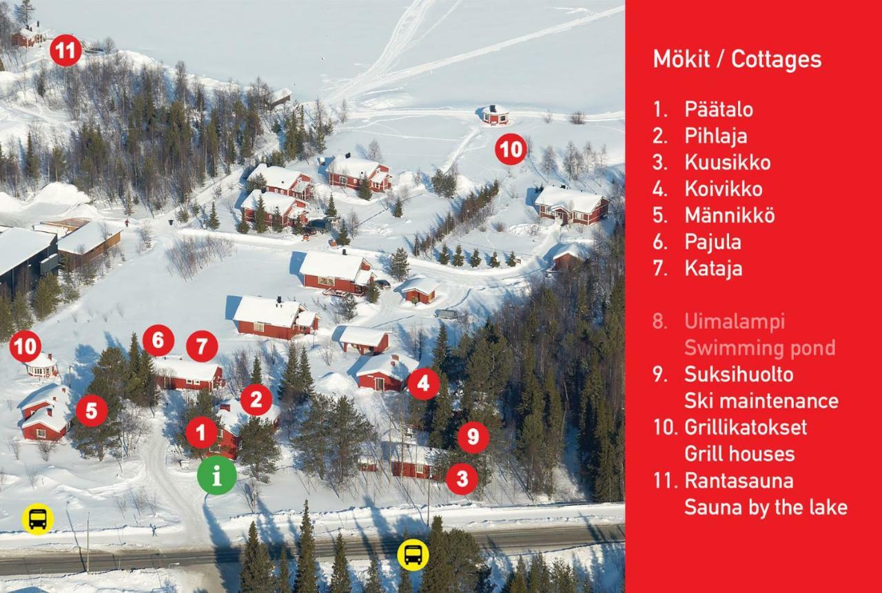 Villa Yllaeksen Yoepuu Äkäslompolo Esterno foto